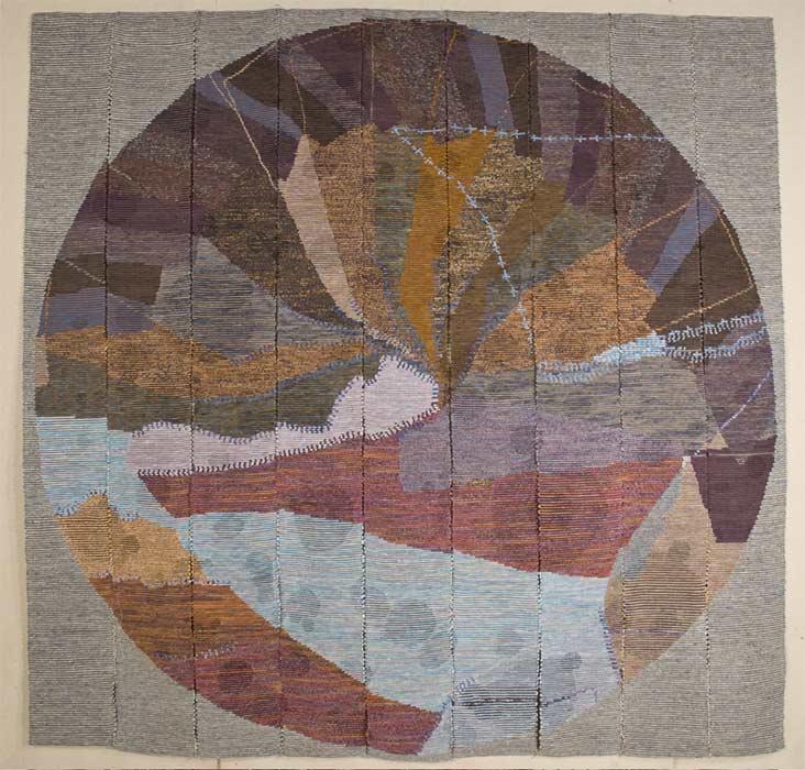 "South Plolar Region" Sherri Smith weaving 6'x6
